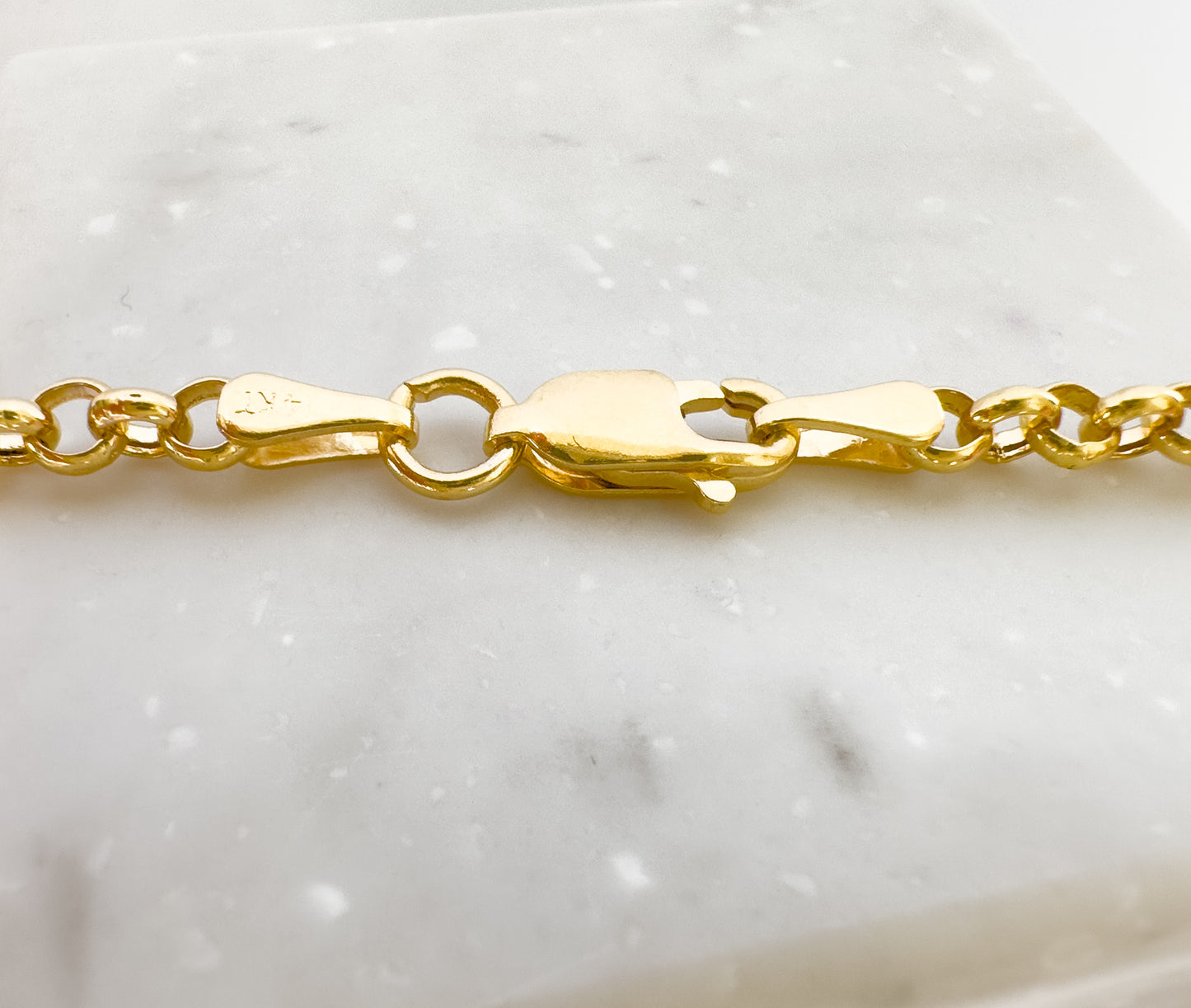 14K Rolo Chain yellow Gold