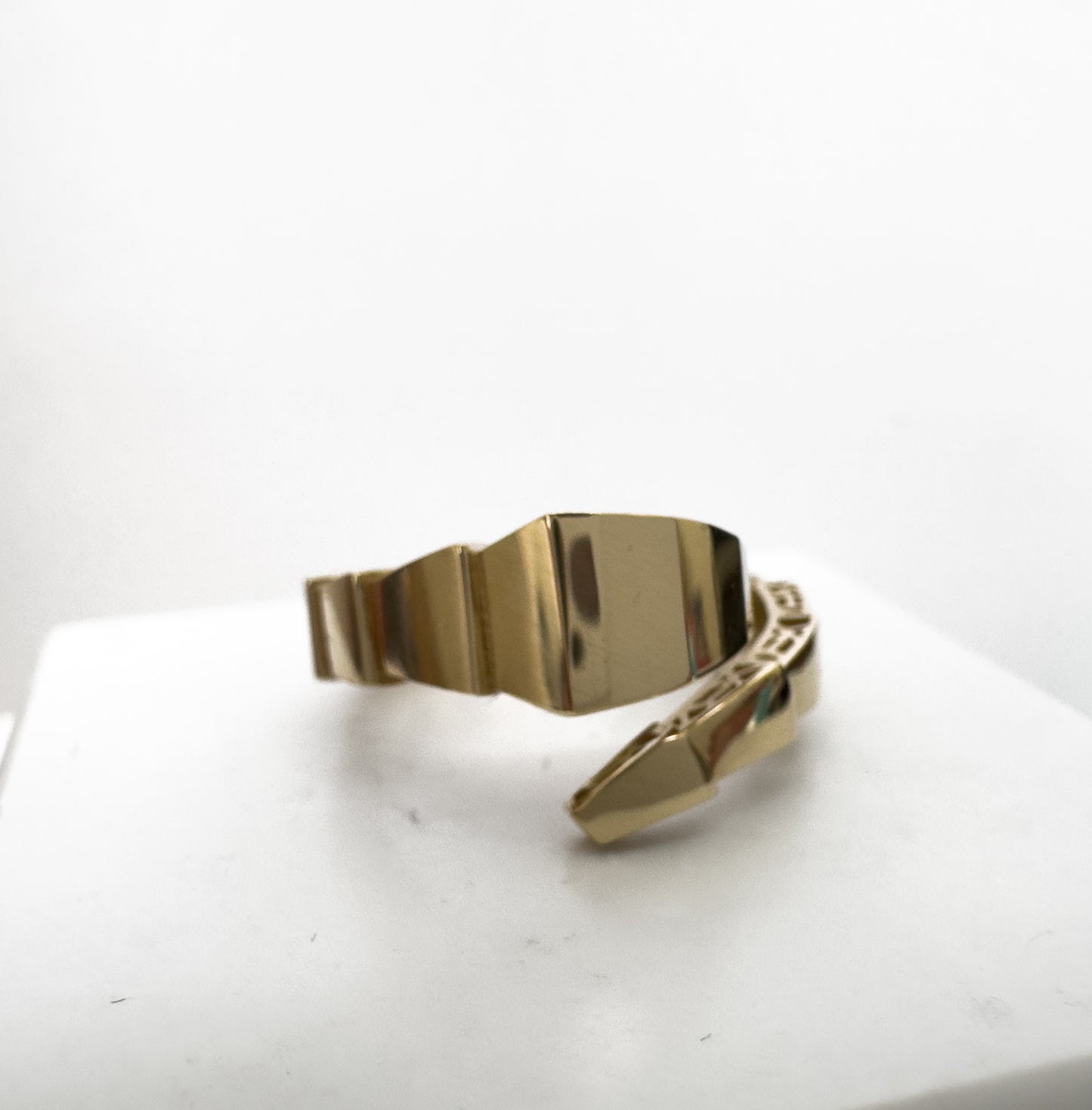 14K Snake open ring