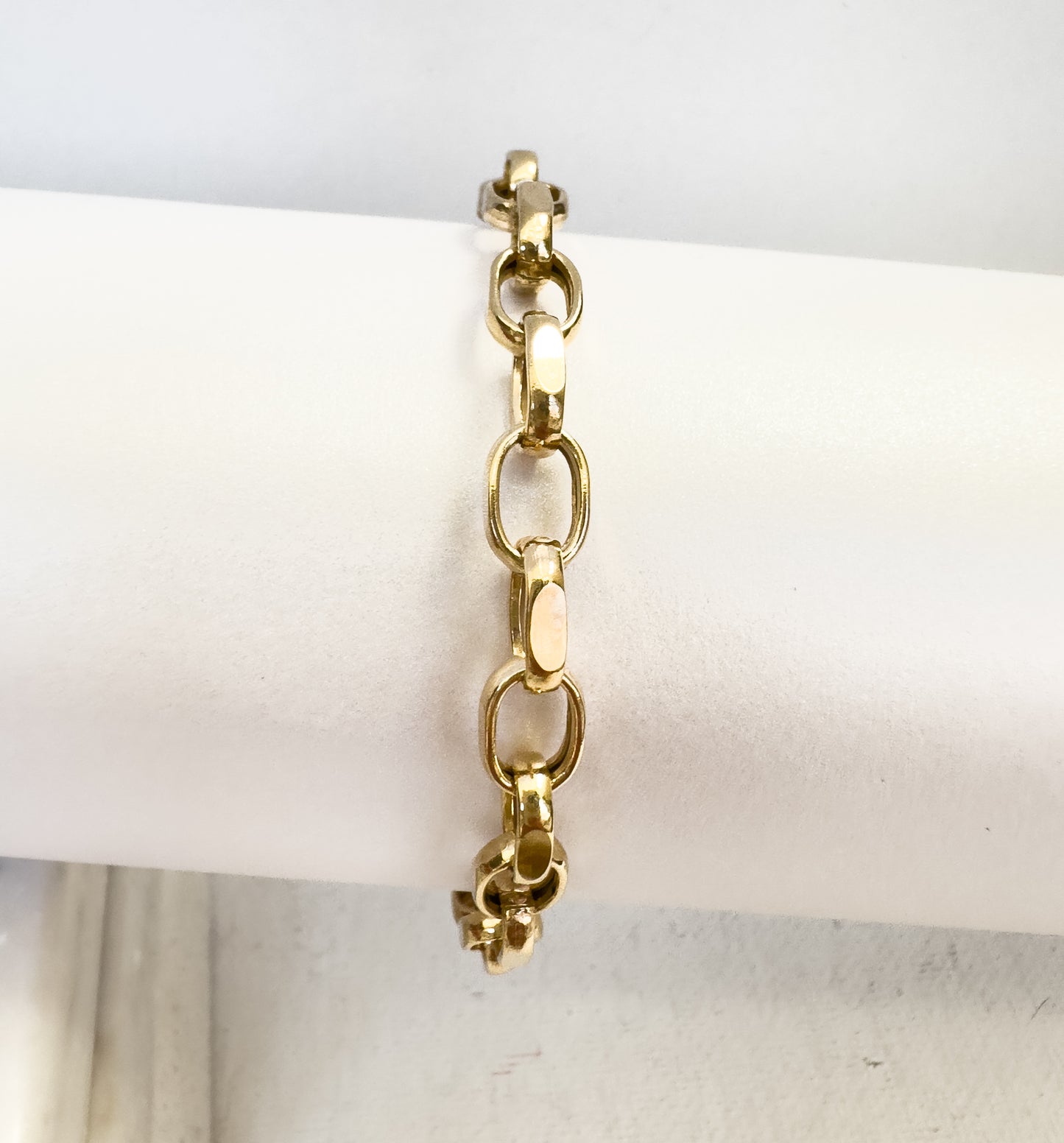 Oval-Link Bracelet 14KYellow Gold