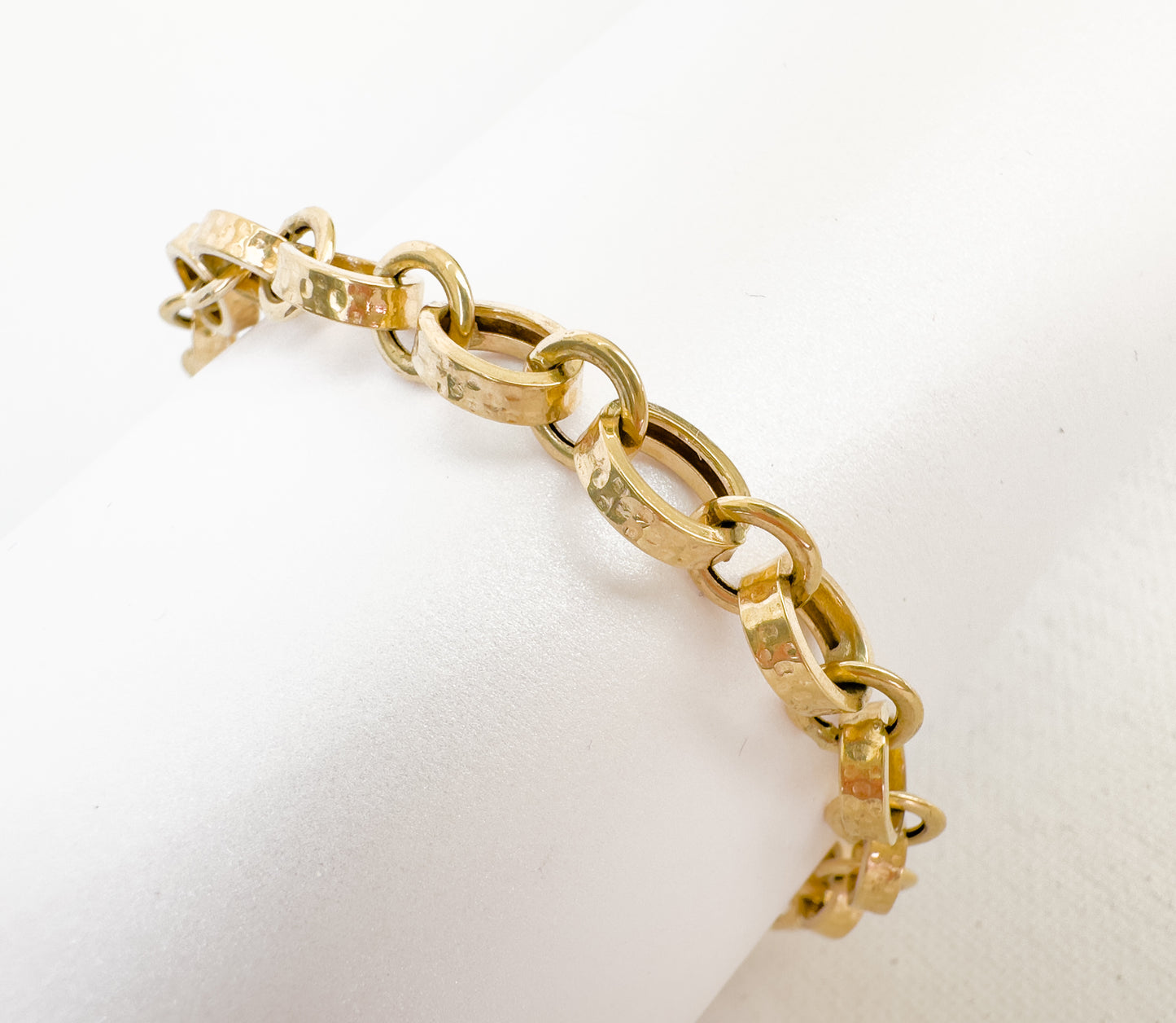 Chunky Rolo Bracelet 14K Yellow Gold