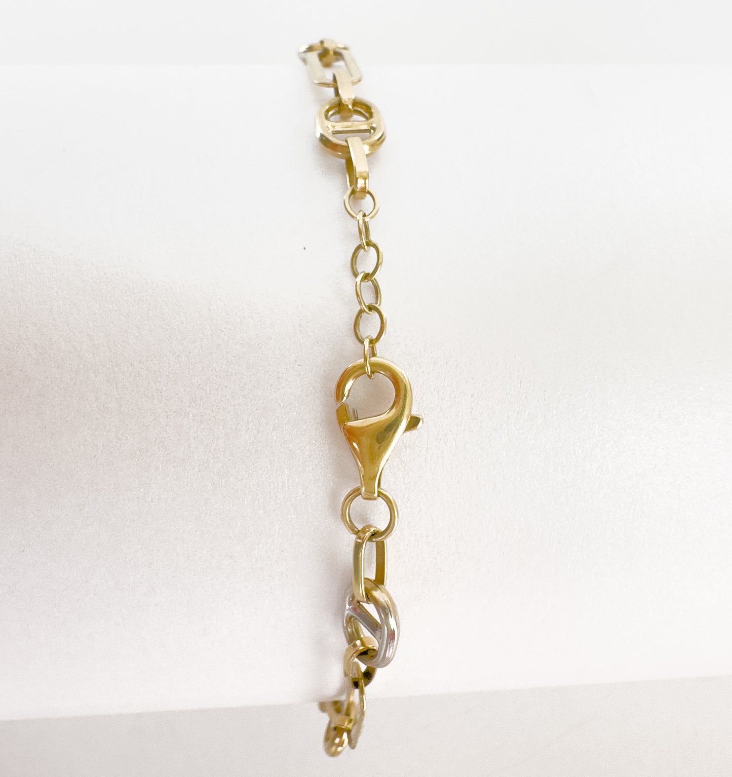 Clip & Mariner Link Bracelet 10K Yellow Gold