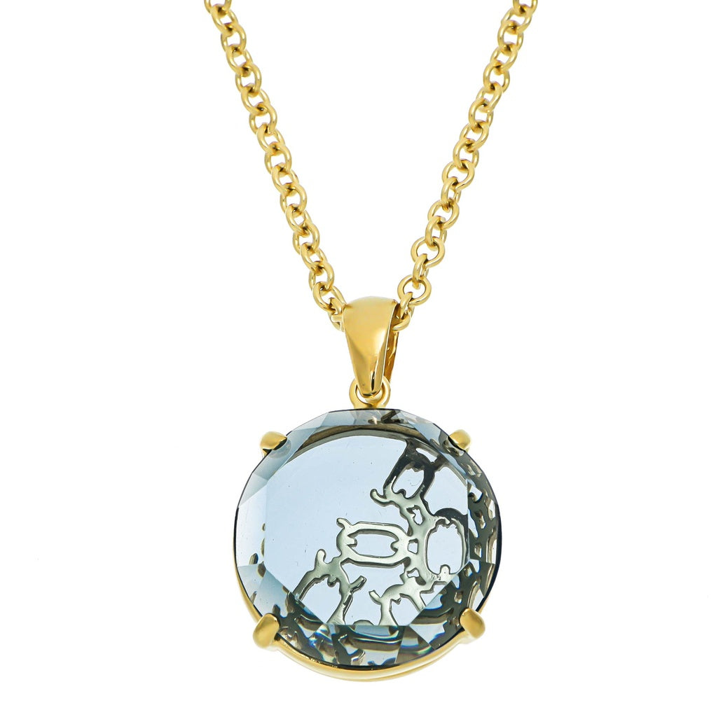 Growing Love Collection Pendant - Blue Crystal
