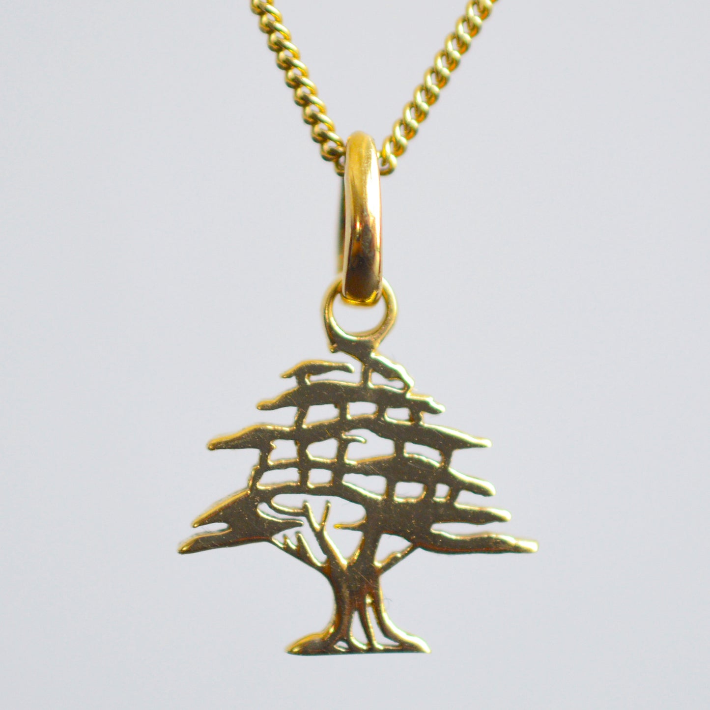 Tree of Life Pendant 14K Solid Yellow Gold