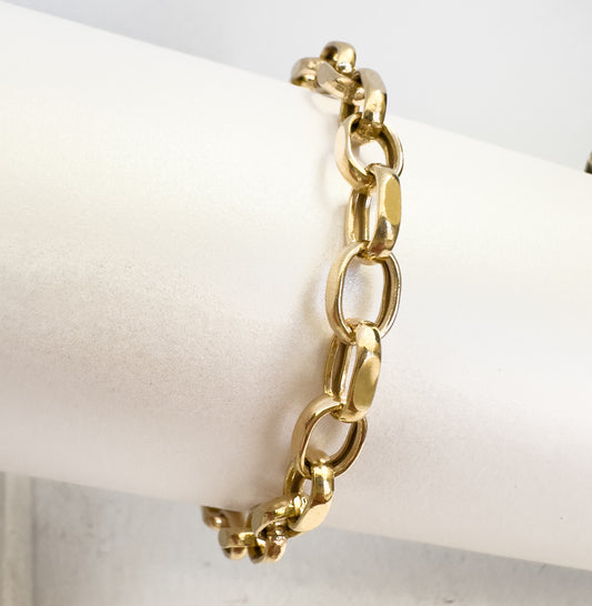 Oval-Link Bracelet              14KYellow Gold