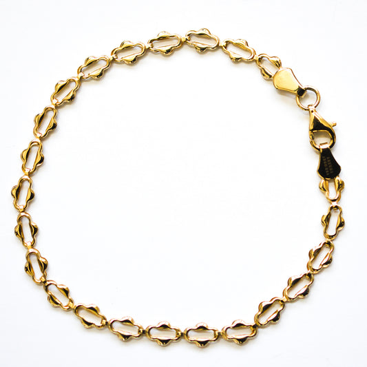 10K Solid Yellow Gold Bracelet